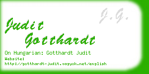 judit gotthardt business card